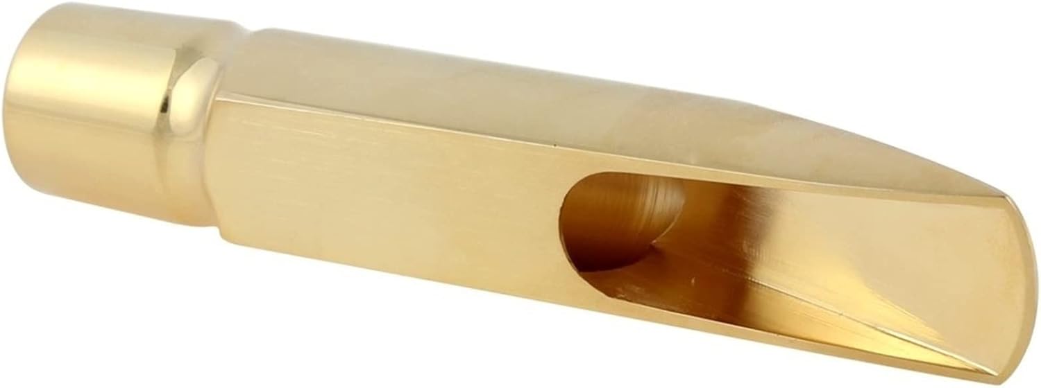 Saxophone Parts Professional Gold Plated Metal Tenor Saxophone Mouthpiece for Jazz Music