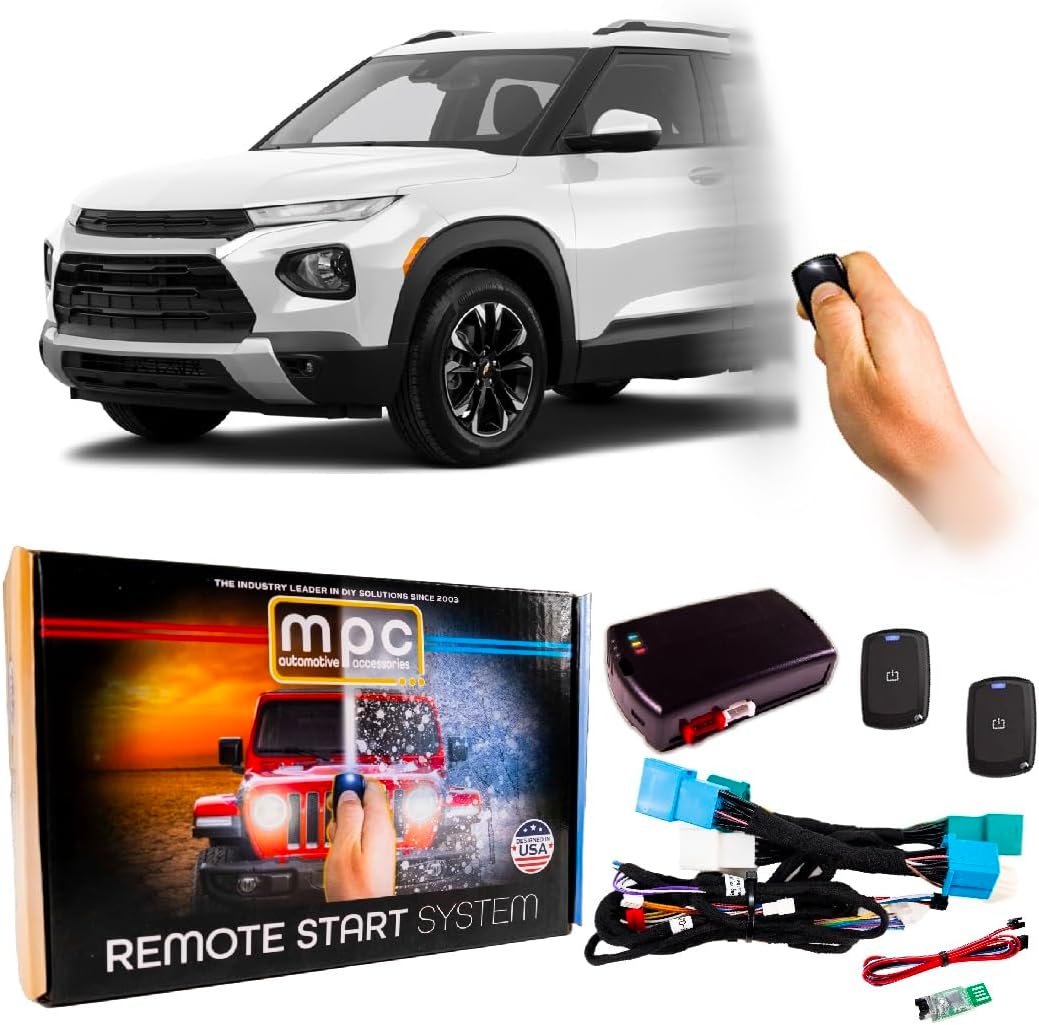 MPC Remote Start Kit Compatible with Chevrolet Trailblazer 2021-2023 || Plug and Play || 2X Long Range Remotes || USA Tech Support