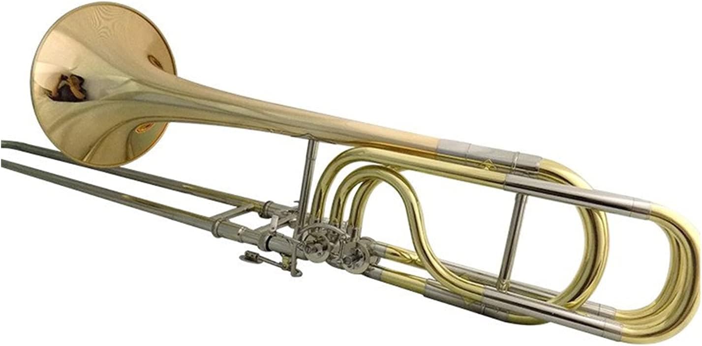 Standard Trombone Bb/F/EB/D Bass Trombones with Case Mouthpiece Gold Brass Bell Trombone Musical Instruments Trombon Lacquer Silver Plated Valve Trombone