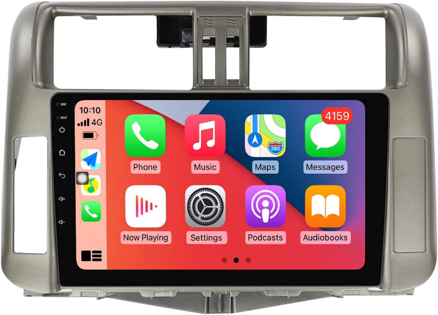 Car Stereo Android 12 for Toyo-ta Land Cruiser Prado 150 2009-2013 with Bluetooth/USB/Fm Radio/GPS Navi, 9 Inch Hd Touchscreen Car Radio, Dash Mounted