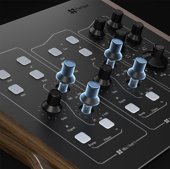 Icon Pro Audio Harrison 32Ci Analog MicPreamps with 12-channel USB C Audio Interface - Your Gateway to Legendary Sound