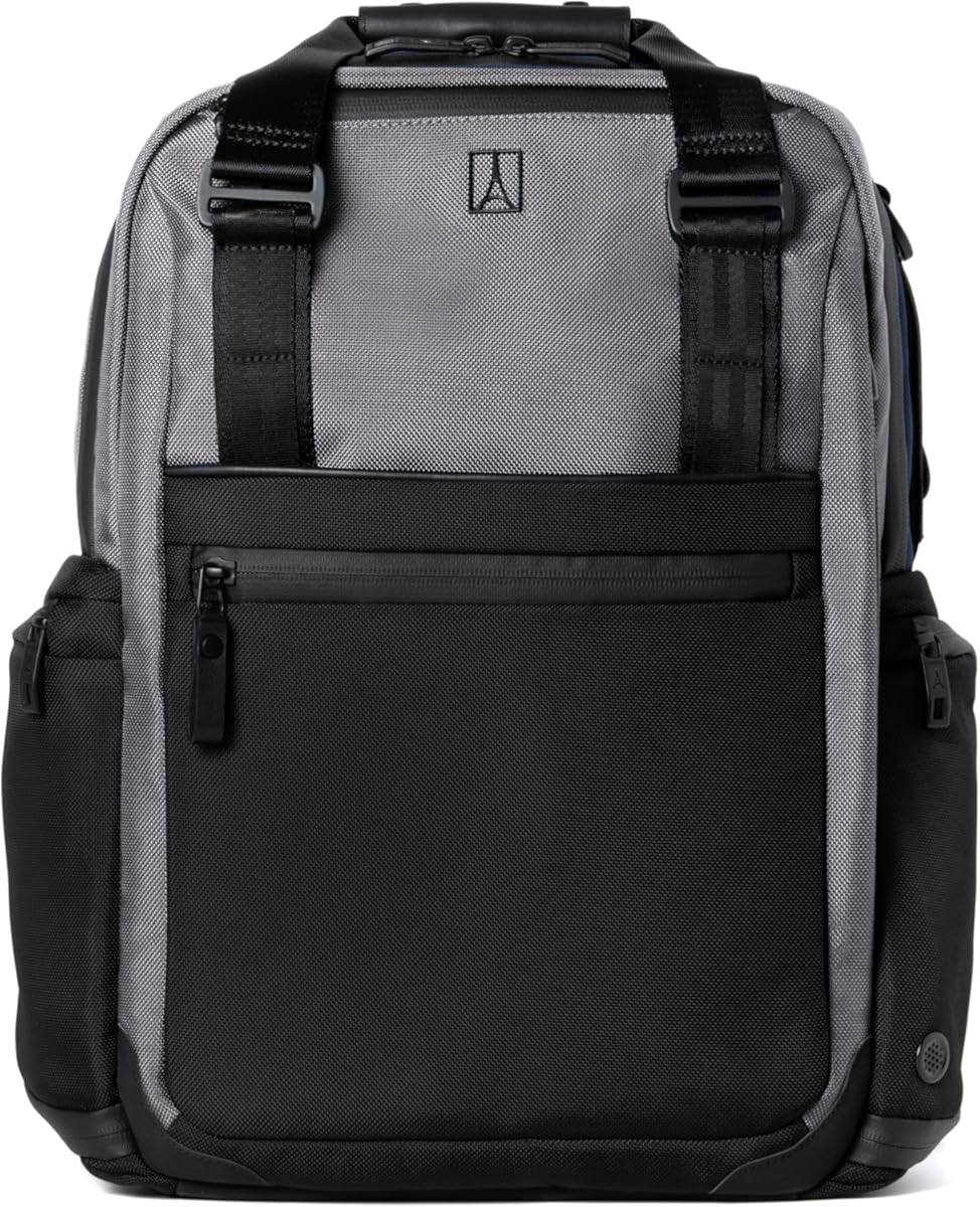 Travelpro Altitude Medium Expandable Travel Laptop Backpack 25-30L, 16 Inch Laptop, Water Resistant, Work, Business, Men and Women, Falcon Grey