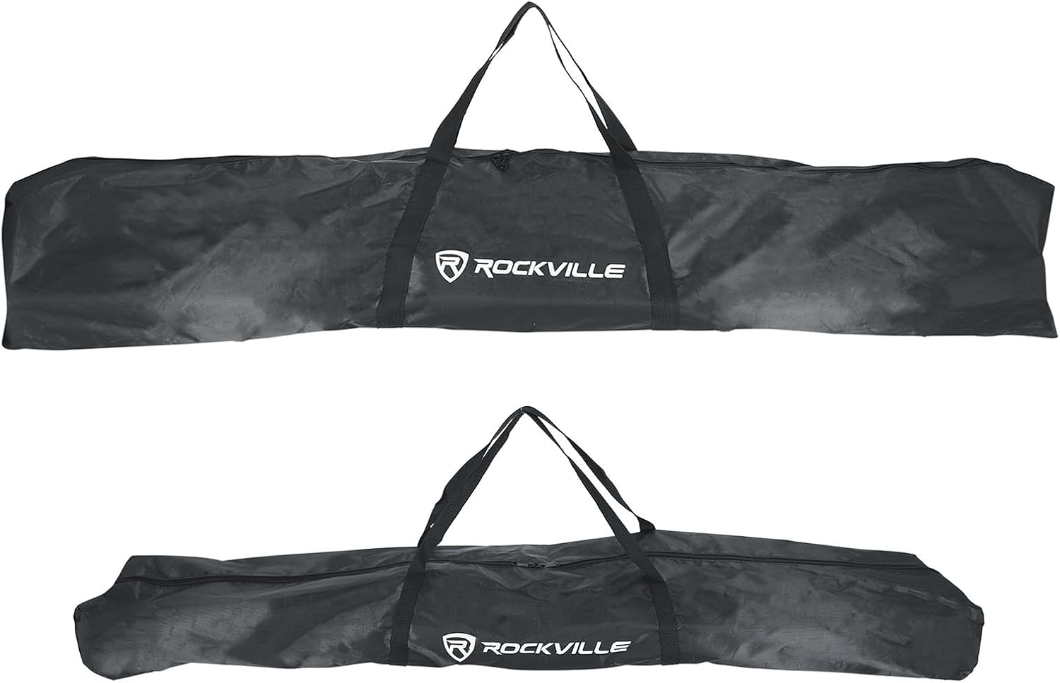 Rockville RLT8 300lb DJ Lighting Truss System, Flat-Base Stability, Foldable T-Bars, Modular Design, Perfect for Mobile DJs and Event Pros