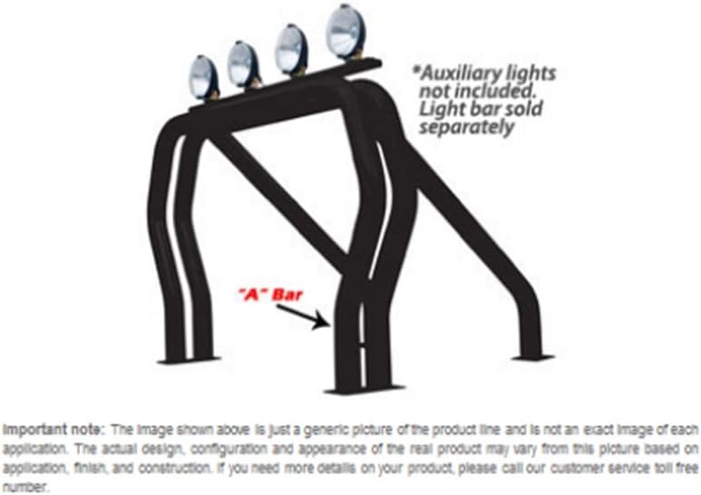 Go Rhino Bed Bar Component - Pair of Kickers (Between wheel wells) | Mild Steel, Black | 9370B
