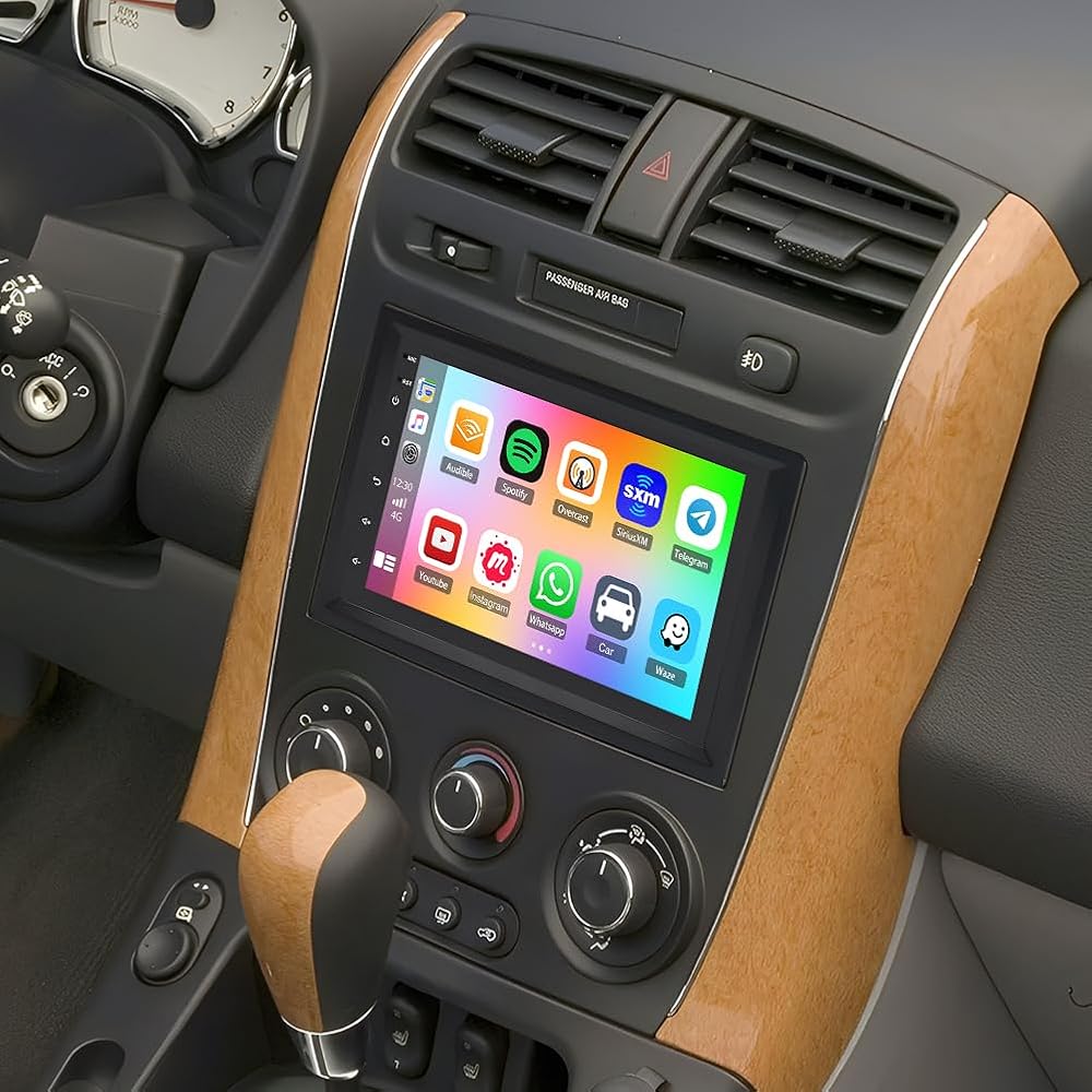 Android 14 Car Radio Stereo for Saturn Vue 2006 2007 with Wireless Carplay Android Auto 7