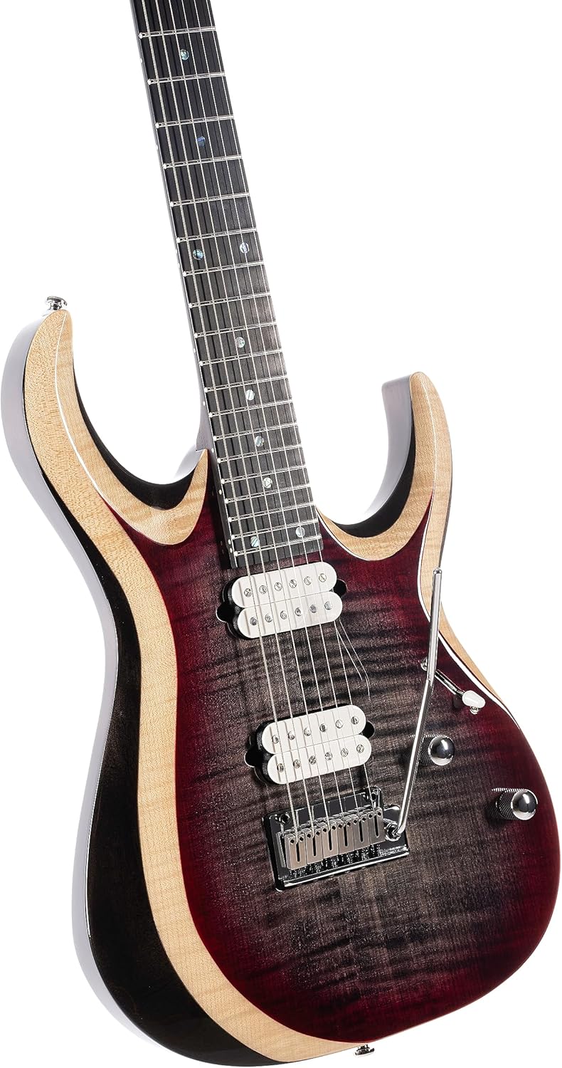 Cort X Series 700 Duality II Electric Guitar, Lava Burst