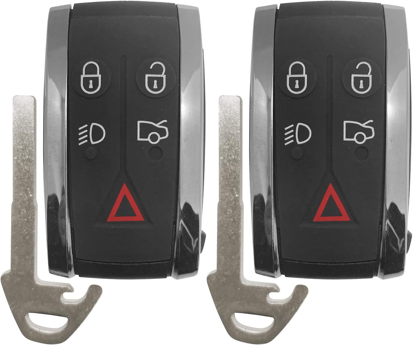 Remote Key Fob Replacement For Jaguar XF XFR XK XKR, 315MHz FCCID: KR55WK49244; Materials, Compatible With Passenger Car