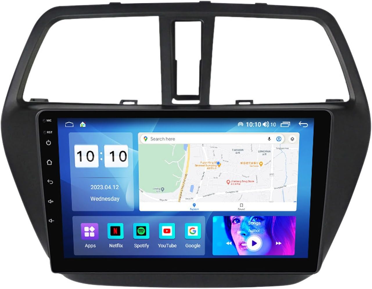 9 inch Android Car Stereo for Suzuki S-Cross 2012-2016 12V Android 12 Car Radio with Rear View Camera Support Car Play/GPS/Bluetooth/Steering Wheel Control