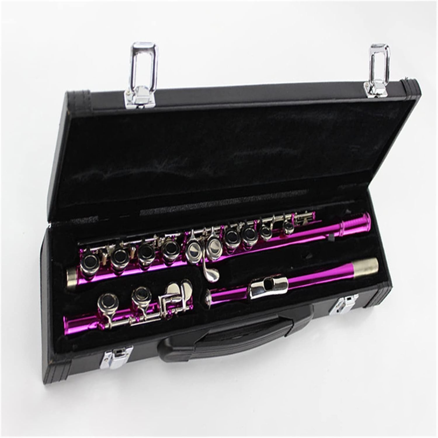 TSTS Flutes Musical Instrument Wind Instrument Color Flute 16-Hole Closed-Hole C-Tune Flute B-Tail E-Key Nickel-Key Flute