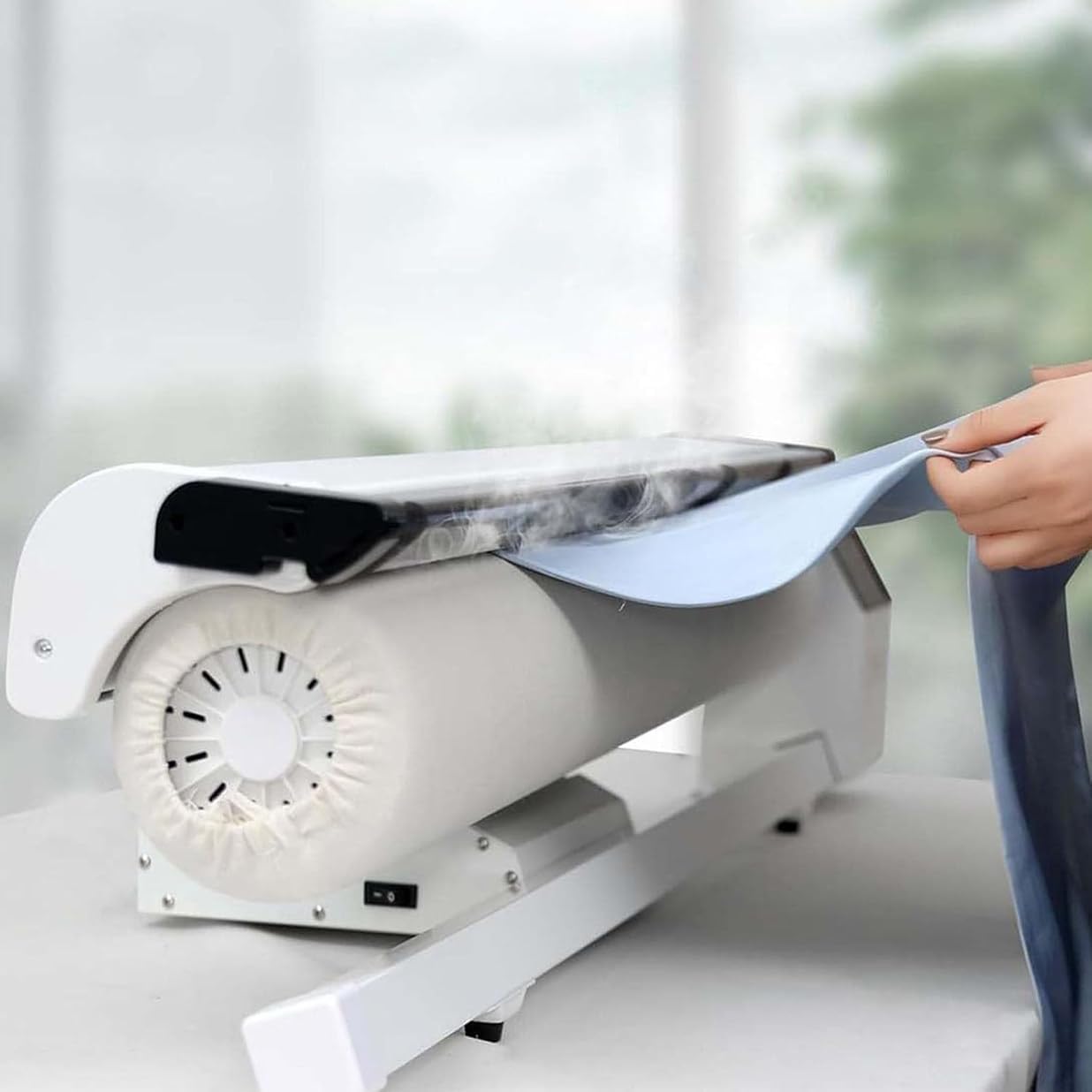 Commercial Rotary Ironing Machine, 36 Inch Steam Press for Efficient Laundry Care, Perfect for Pillowcases and Napkins