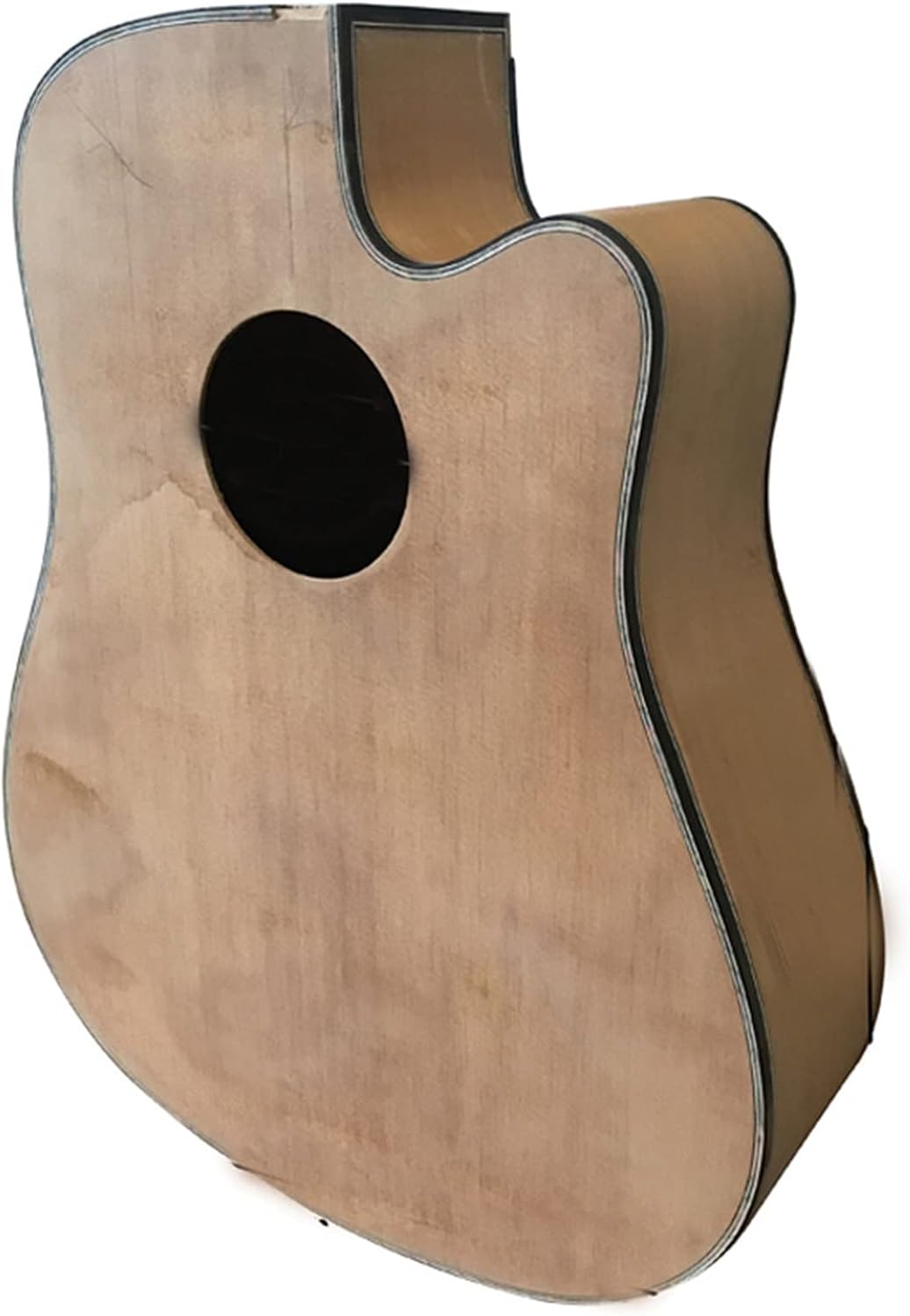 FLFL Solid Wood D Shape Acoustic Guitar Handmade Guitarra Customize 41 Inch Spruce Veneer Guitar Unfinished Guitar Kit
