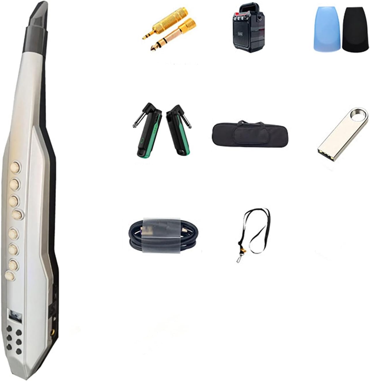 Sax Beginners Kit Electric Wind Instrument Electric Flute Electric Saxophone Electronic Digital Tube Wind Instrument (Color : 10)