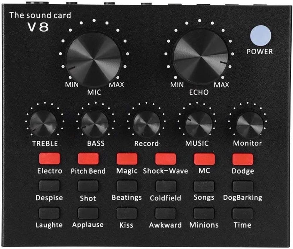 Microphone Bm800 Recording Studio Condenser Microphone is Suitable for Radio Broadcasting Singing Recording Computer,: White Gold Pack 2 V8-BM800