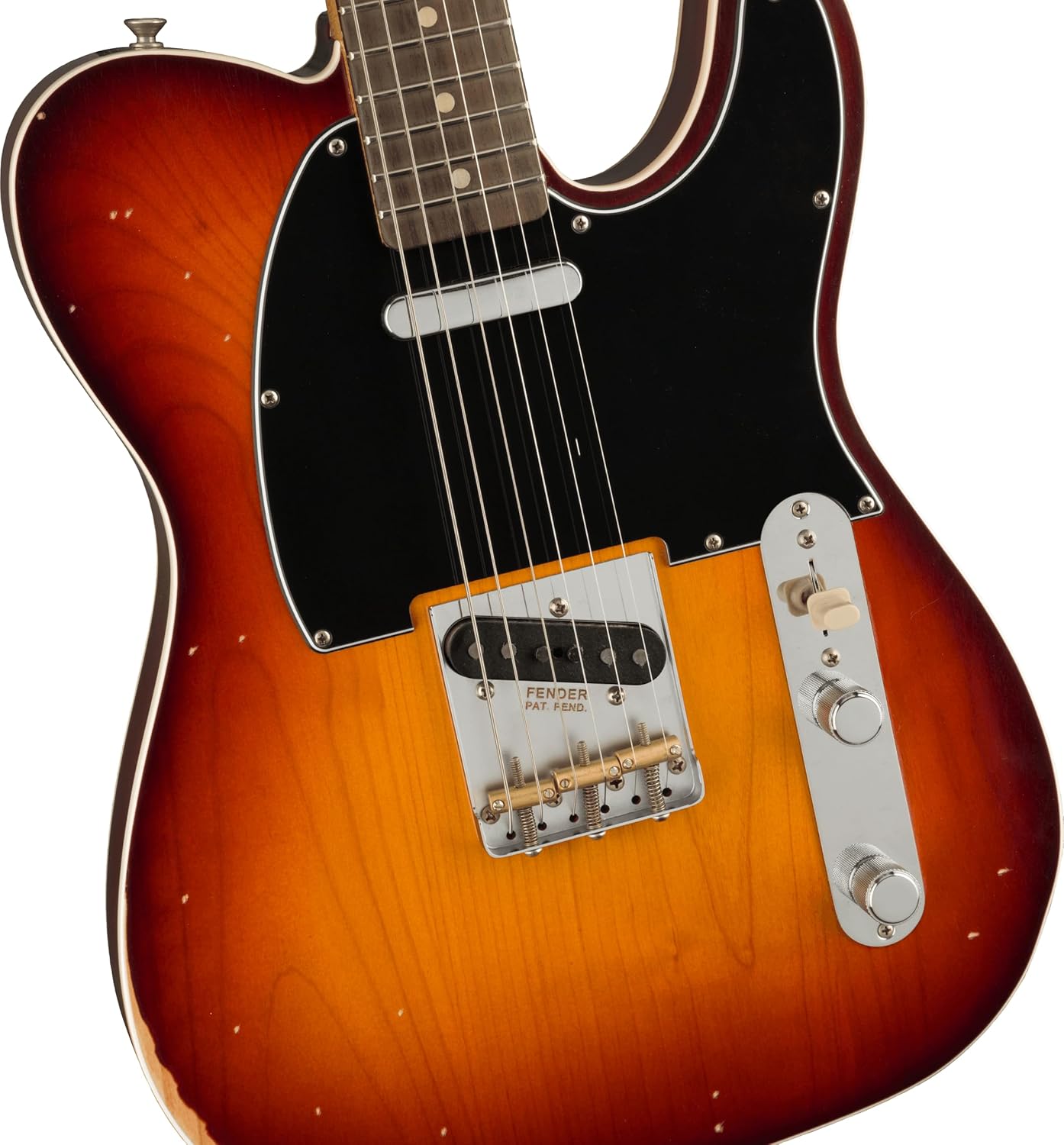 Fender Jason Isbell Custom Telecaster Electric Guitar, 3-Color Chocolate Burst, Rosewood Fingerboard