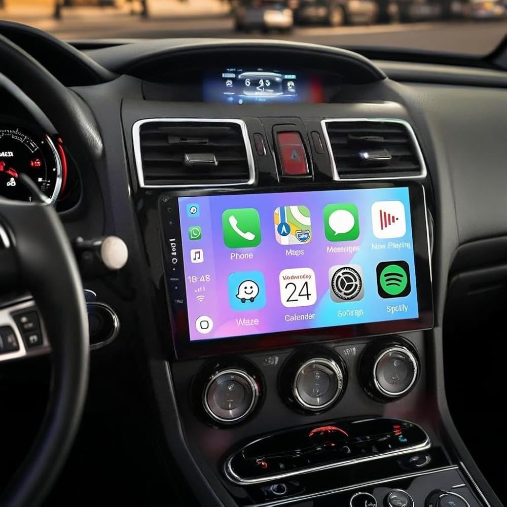 Car Radio Stereo for Subaru Forester Impreza XV WRX STI 2015 2016 2017 2018 Built in Carplay/Android Auto, 9 inch IPS Touch Screen Head Unit Radio with DSP BT GPS FM RDS WiFi -2+32G