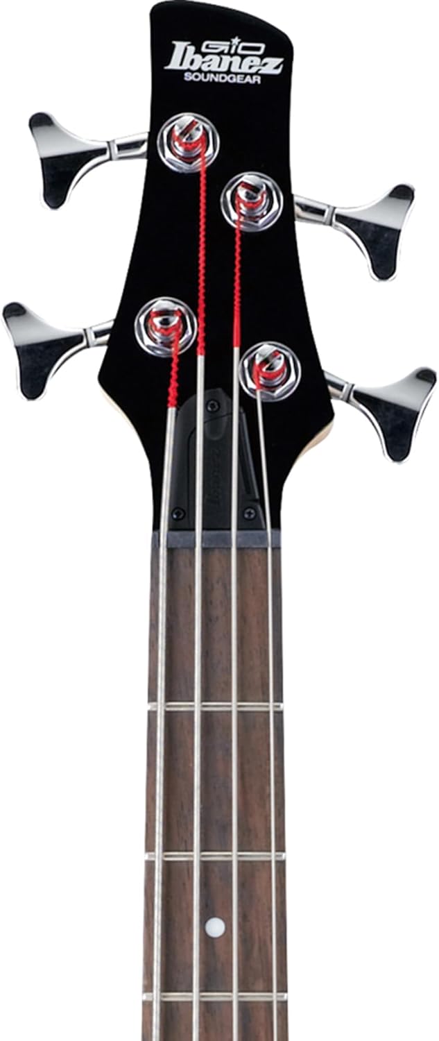 Ibanez GSR200 SR GIO Bass Guitar - Jewel Blue Bundle with Gig Bag, Tuner, Strap, Instrument Cable, Austin Bazaar Instructional DVD, and Polishing Cloth