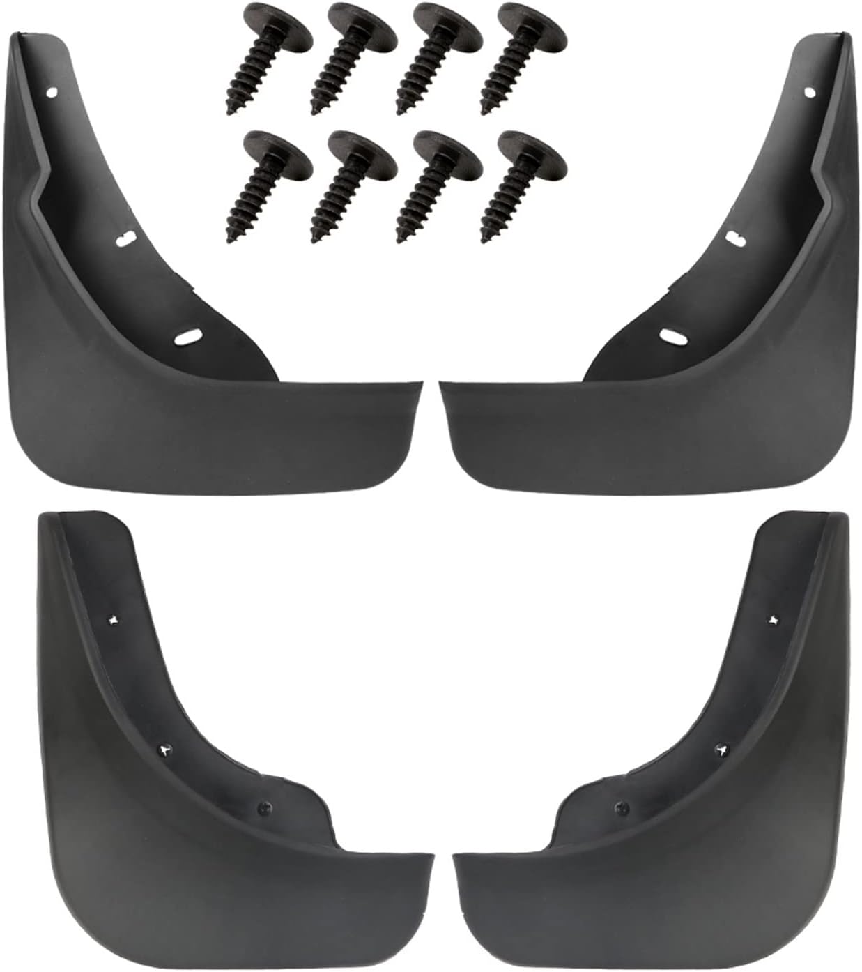 Car Accessories Car Mud Flaps Mudguards Compatible with Compatible with VW Passat B6 2005-2010 Front Rear Fender Mud Flap 4 PCS Splash Guards