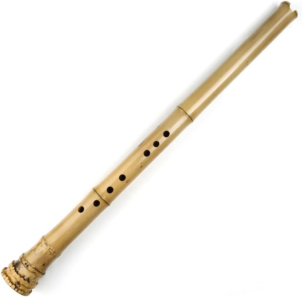 G Key 8-Hole Bamboo Xiao Flute – Traditional Chinese Vertical Flute for Beginners & Professionals, Handcrafted Woodwind Instrument