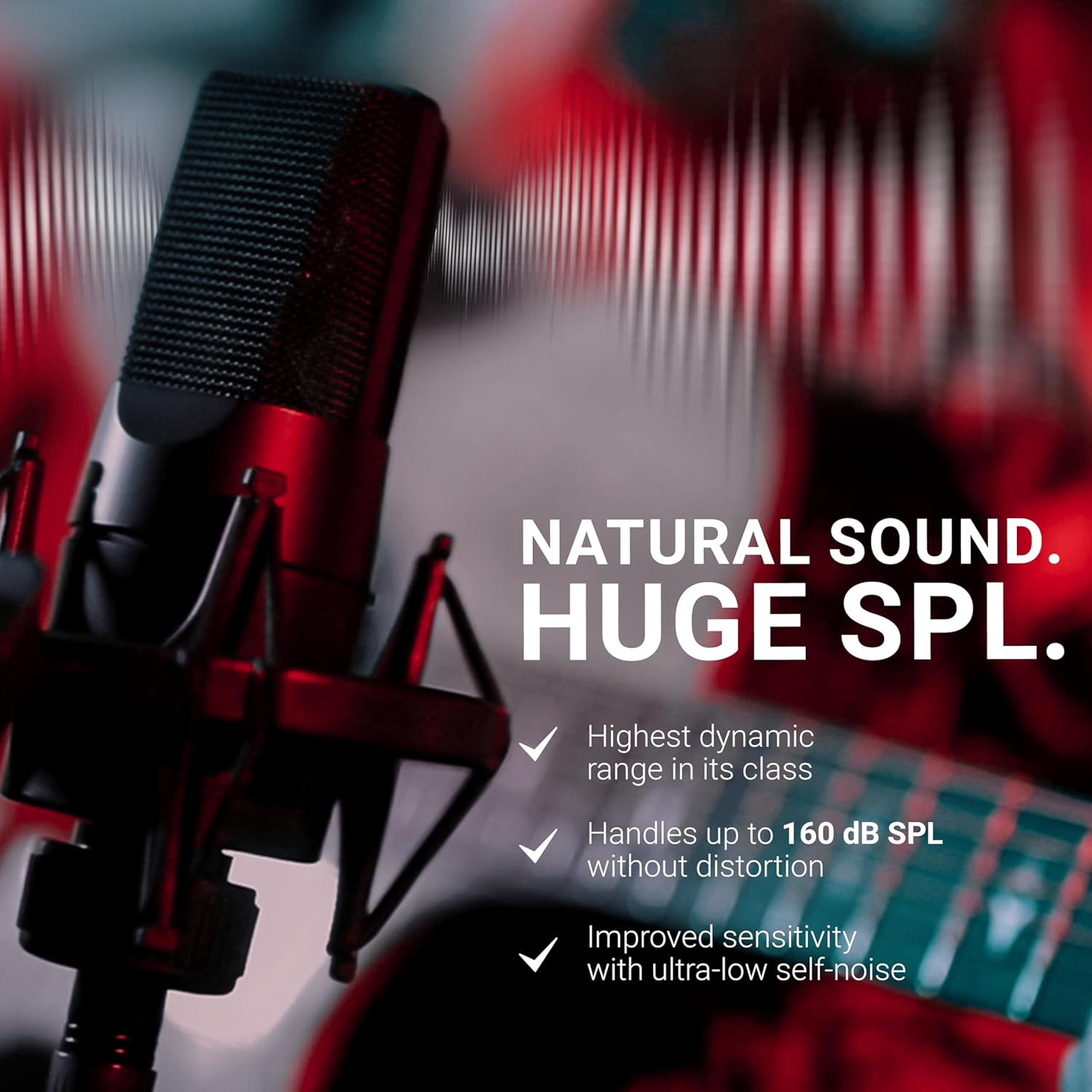 SE ELECTRONICS X1 S Large Diaphragm Condenser Microphone with 80/160 Hz Filters & -10/-20 dB Pads - XLR Condenser Mic for Singing, Vocals & Instruments - Professional Studio Microphone for Recording