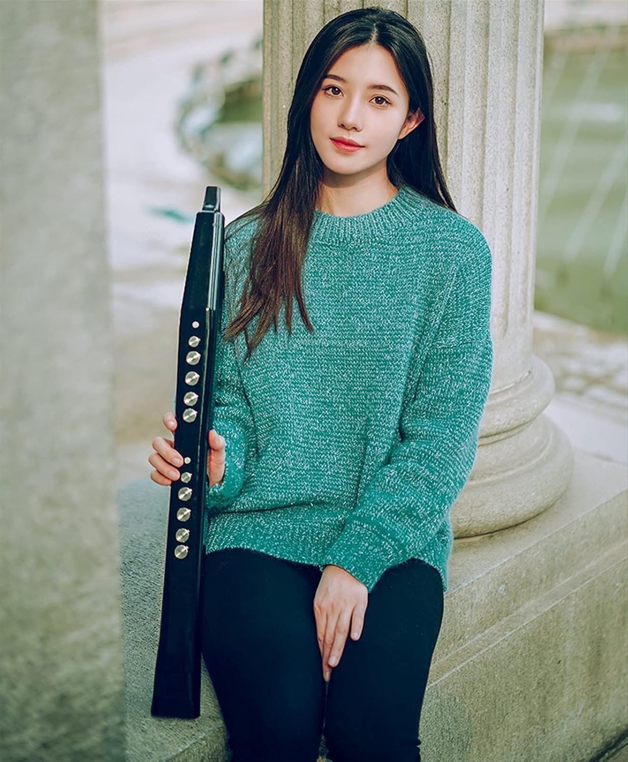 Sax Beginners Kit Digital Saxophone Electric Saxophone Blowpipe Electronic Blowpipe Wind Instrument (Color : 1)