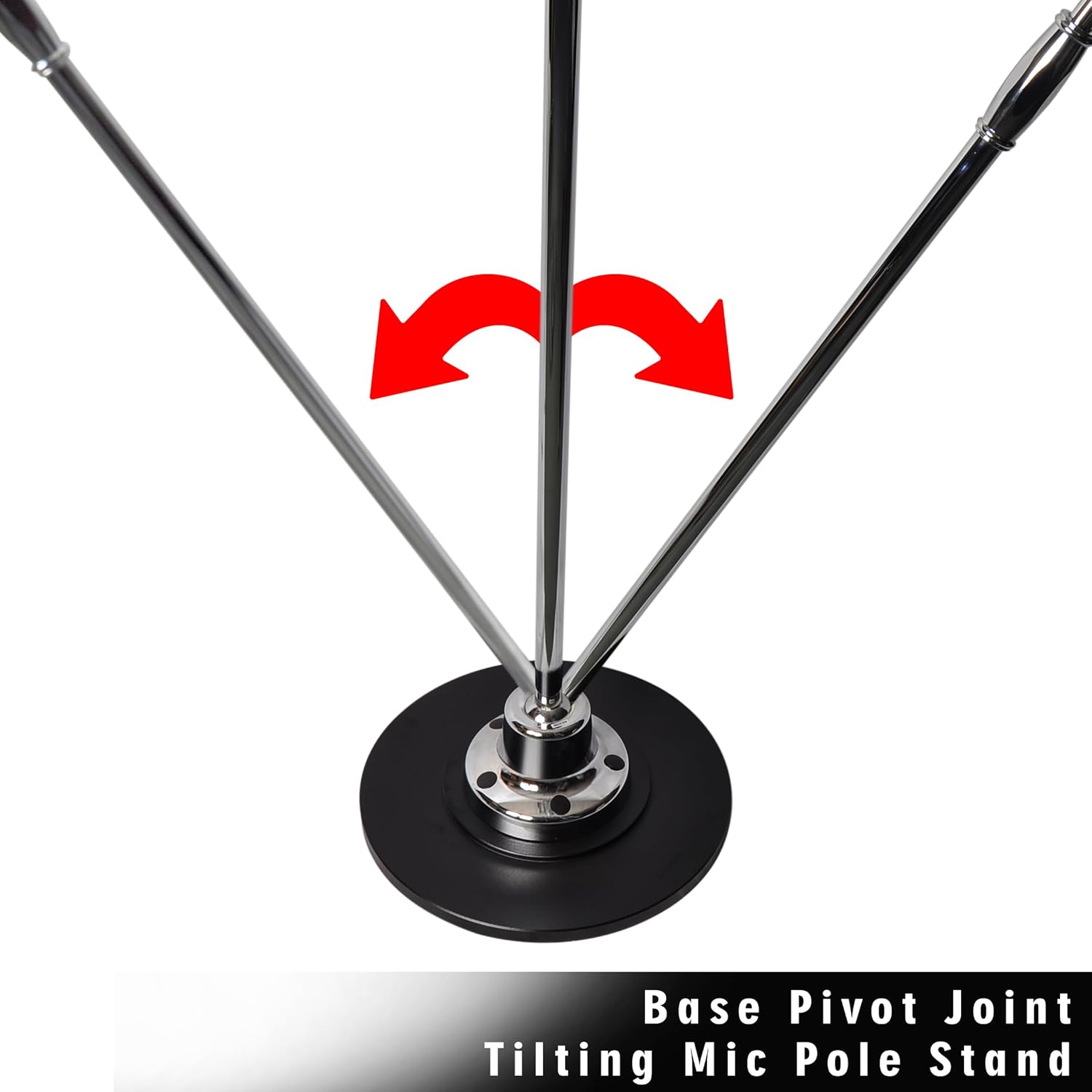 Pyle Retro Microphone, Classic Vintage Style, Unidirectional Audio, Adjustable Stand, XLR Cable, Silver Finish, Dynamic Vocal Performance Mic with 49-69” Swing Stand and Detachable Microphone