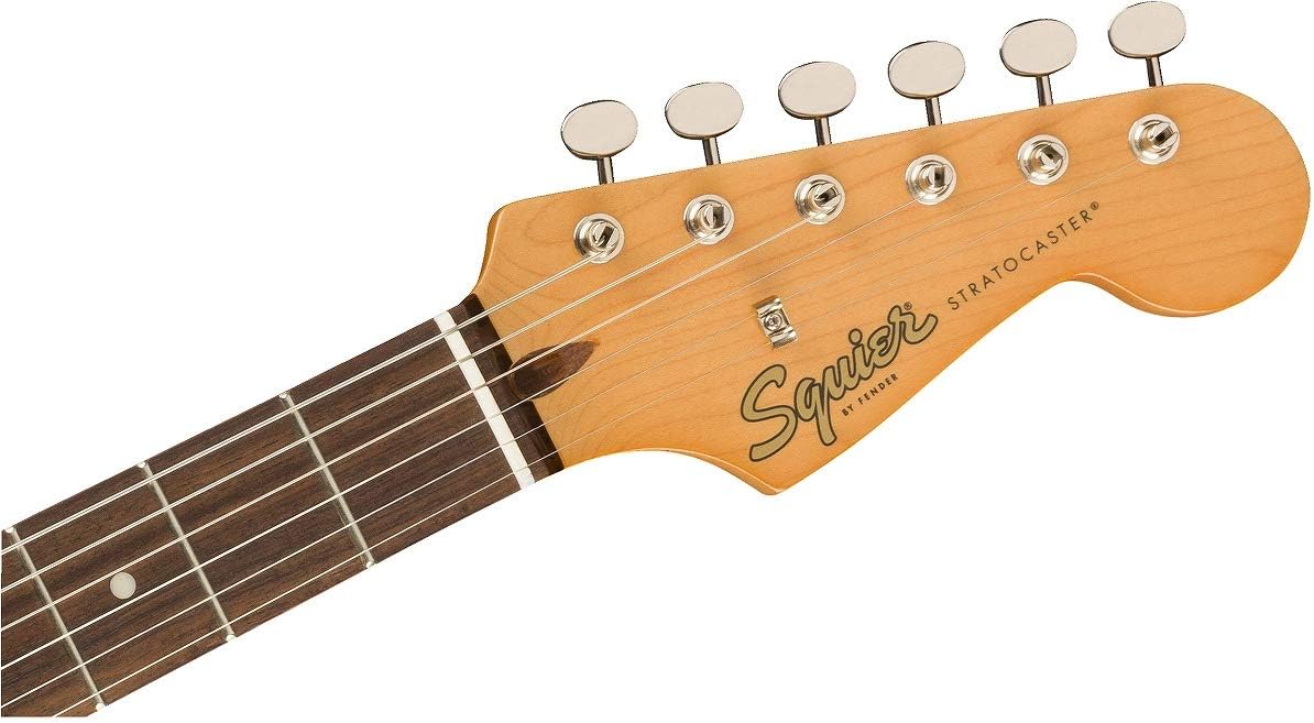 Squier Classic Vibe 60s Stratocaster Electric Guitar, with 2-Year Warranty, Candy Apple Red, Laurel Fingerboard