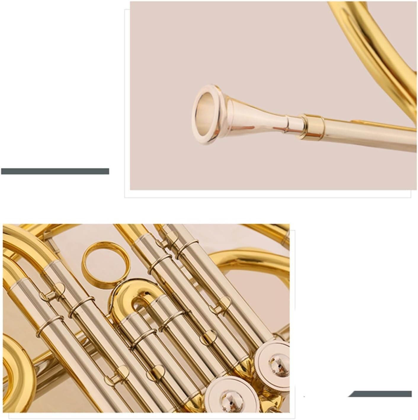 Professional French Horn B flat brass instrument