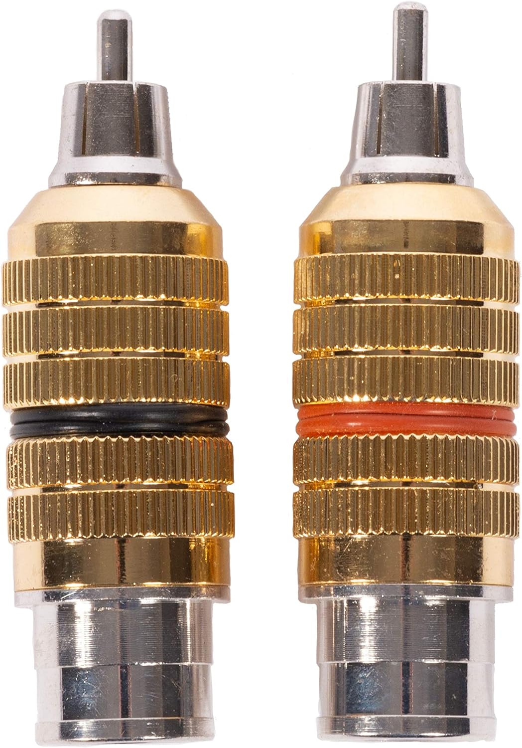 Clear Female XLR to Male RCA Adapters (CGA FXLR-MRCA) - 2 Pieces (1 Pair)