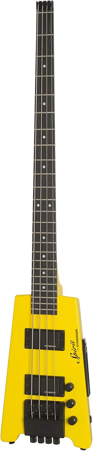Spirit XT-2 Standard 4 String Bass in Hot Rod Yellow
