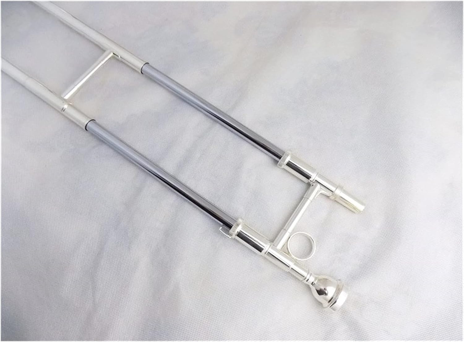 Student Trombone Bass Trombone Bb/F/EB/D with Case Mouthpiece Silver Plated Trombone Musical Instruments Slide Trombones Trombone Kit