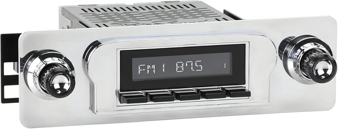 RetroRadio Compatible with 1961-62 Mercury Monterey Features Include Bluetooth, AUX, AM/FM LACB-M1-122-25-85MC3