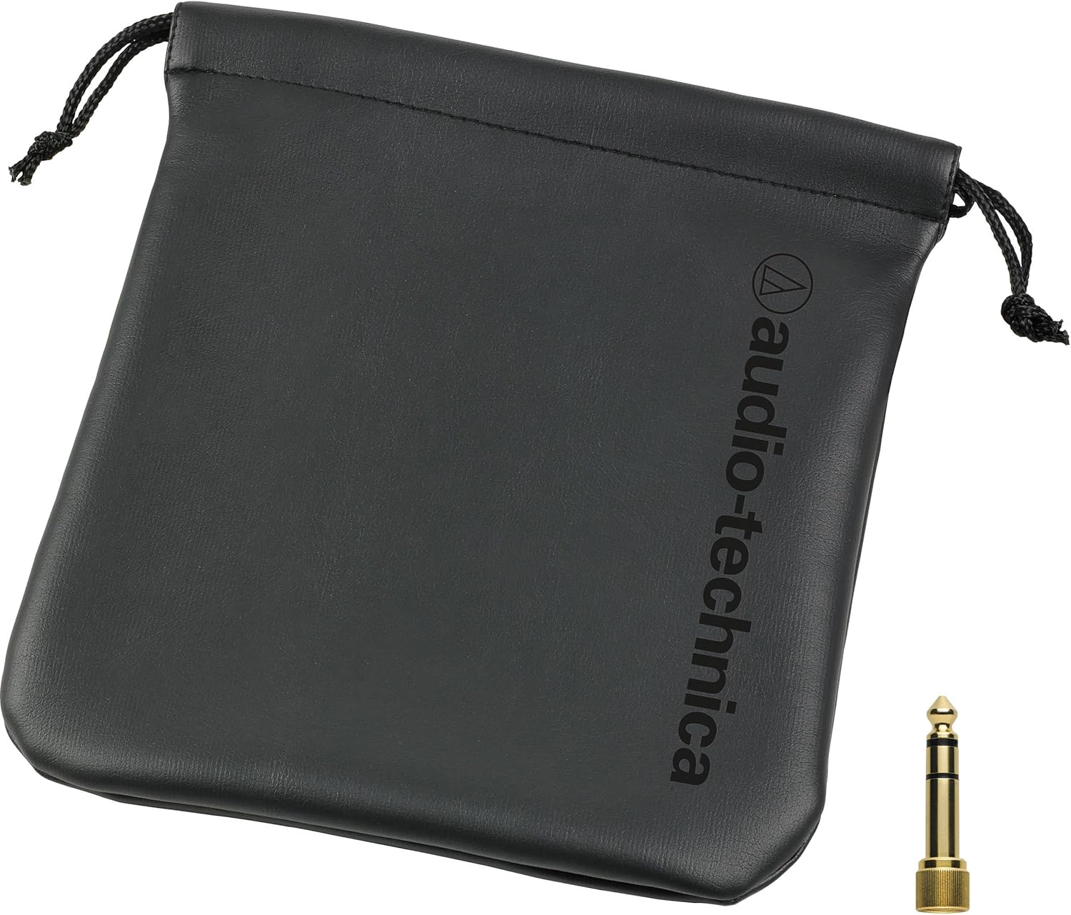 Audio-Technica ATH-M50x Professional Studio Monitor Headphones | Black Bundle with Full Sized Hard Body Headphone Case and Microfiber Cleaning Cloth (3 Items)