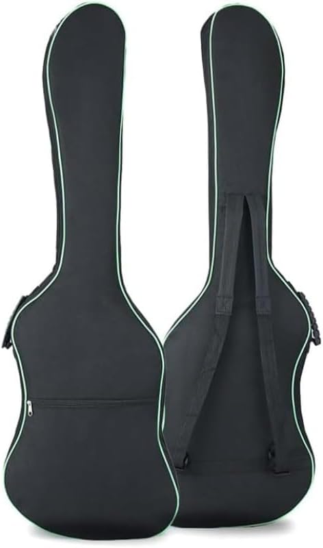 Electric Bass Guitar Gig Bag with 8mm Padding, Waterproof Oxford Fabric Backpack Style Soft Case, Lightweight Padded Sling Carry Bag for Bass Guitar Storage, Transport and Practice