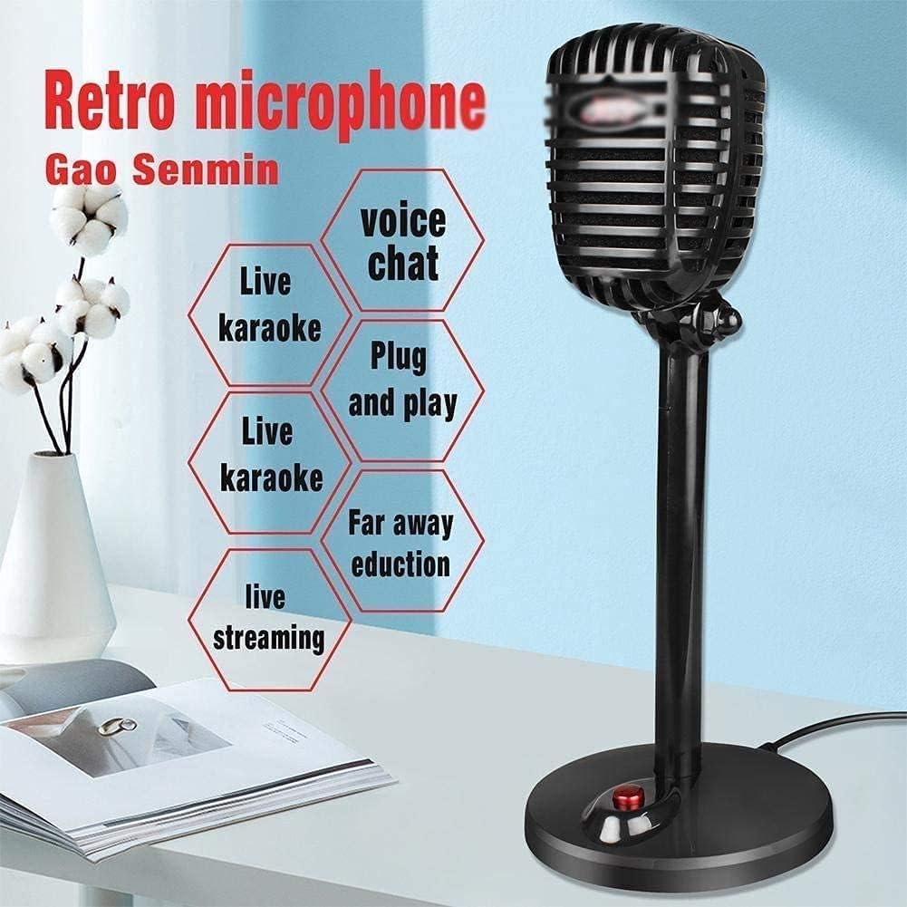 USB Streaming Microphone Professional Recording PC Laptop USB Microphone for Streaming Recording Podcast Singing