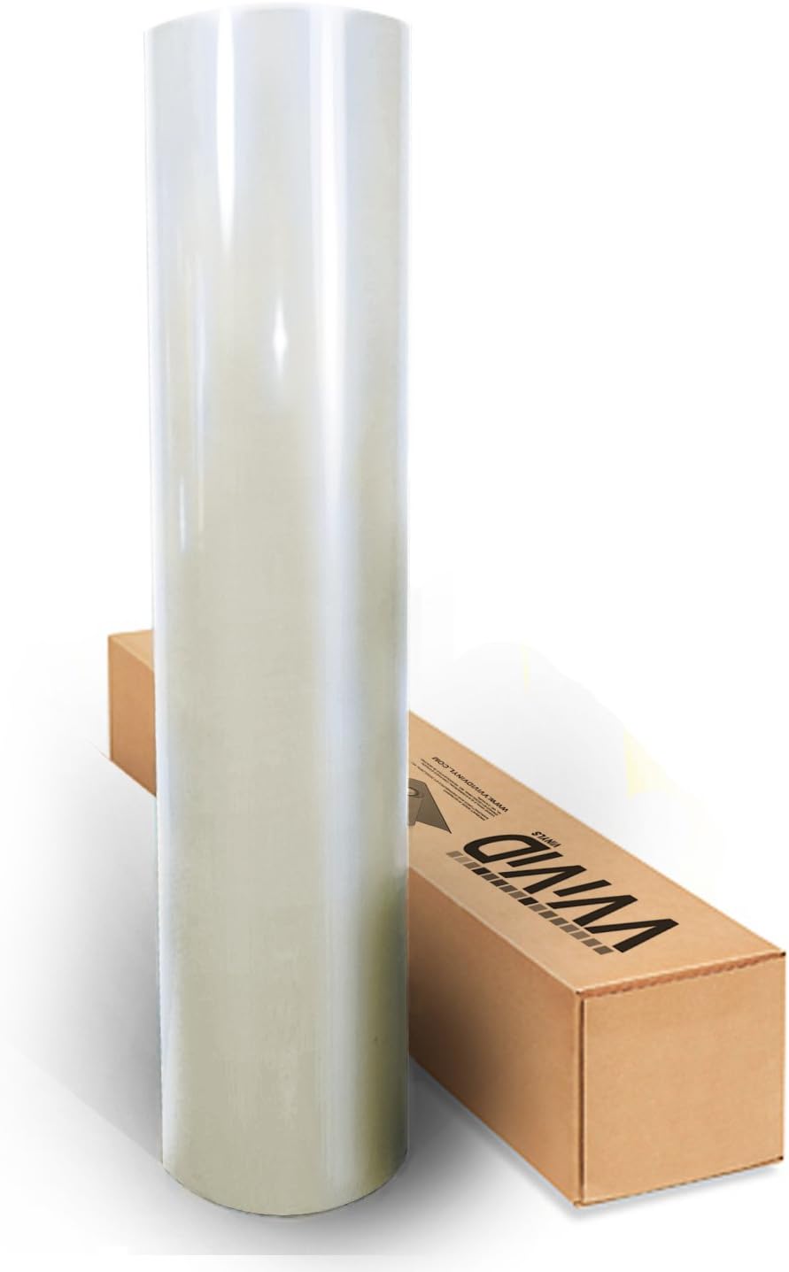 VViViD Gloss Space Pearl Metallic White Vinyl Wrap Film Roll Sheet DIY Easy to Use Air-Release Adhesive (100ft x 5ft)