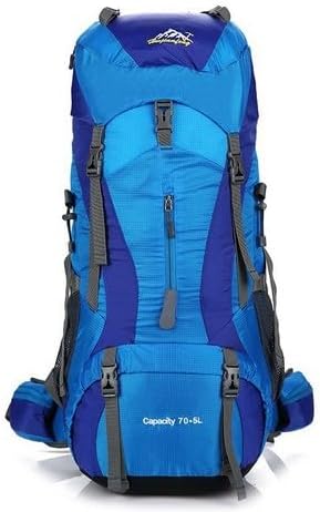 75L Large Camping Backpack,Lightweight Hiking Trekking For Men Women Outdoor Large Capacity Mountaineering Waterproof (Royal blue, 75L)