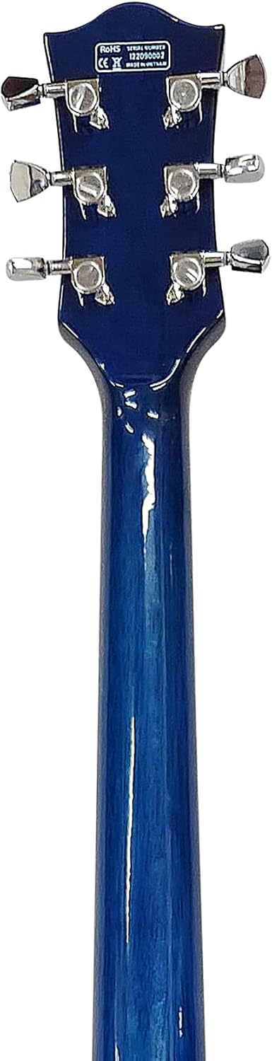 IYV 6 String Solid-Body Electric Guitar, Right, Ocean Blue (ILS-300 O (ILS-300 O. Blue)