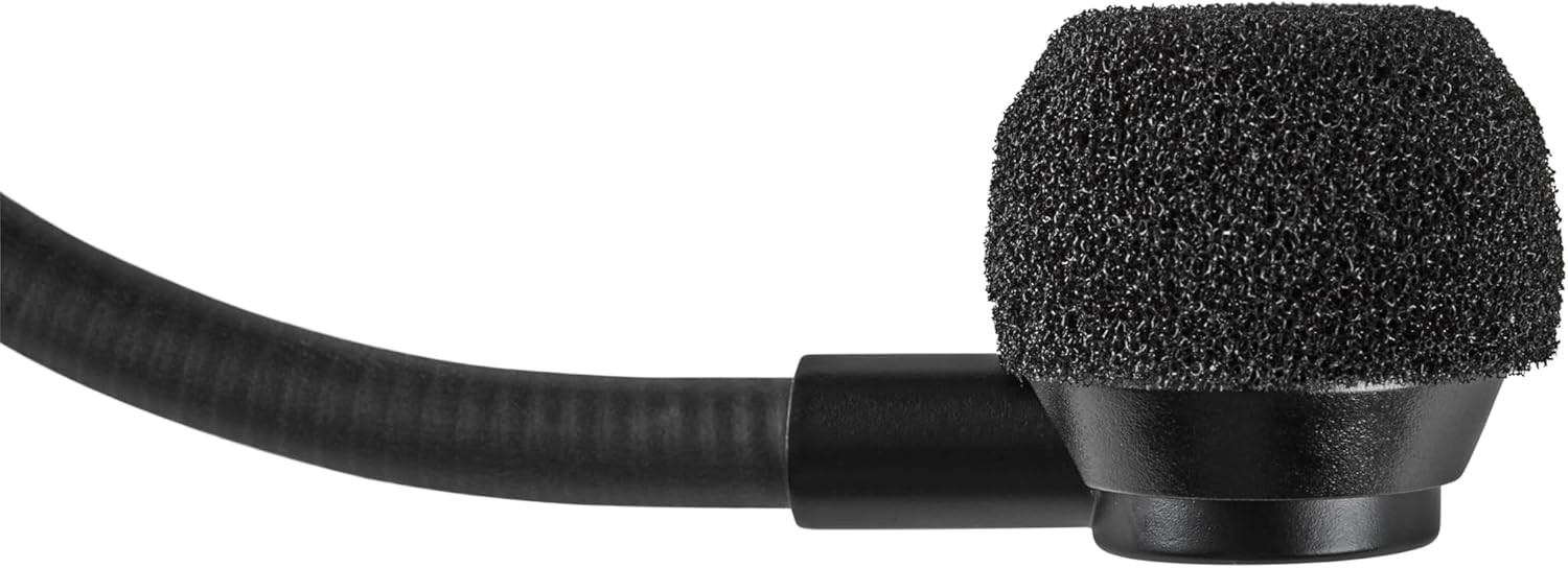 Shure SM39 Headset Microphone - Vocal Performance Cardioid Headworn Mic compatible with Axient Digital, Secure Low Profile Fit, Ergonomic Design, Indoor/Outdoor Windscreens, Sweat Resistant (SM39-LM3)