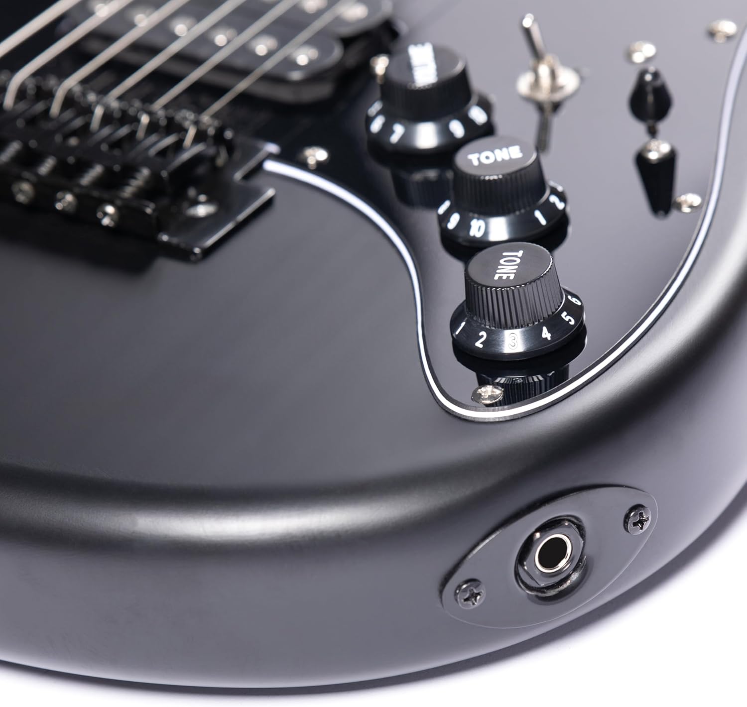 Grote Electric Solid Body Guitar Modern-GST For Beginners (Ebony)