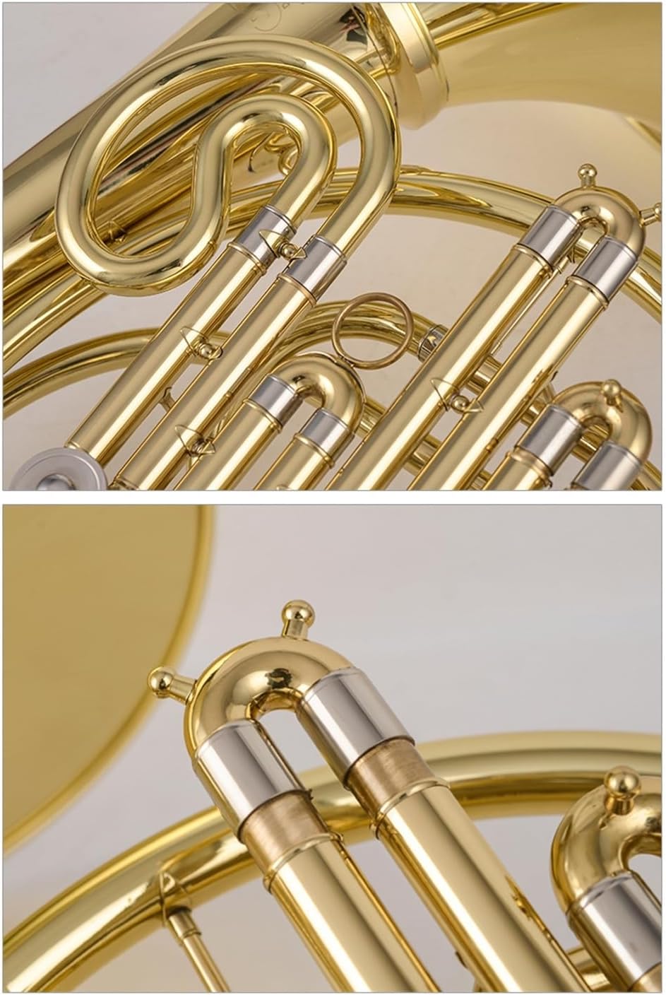 Professional French Horn 4 Key Single Row B Flat Instrument