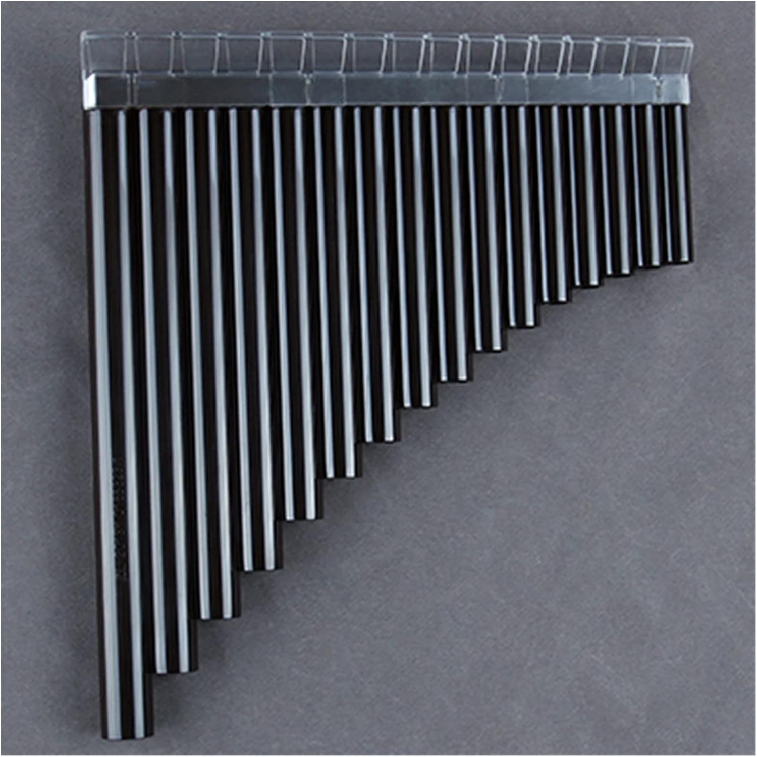 16 Pipes C Key Pan Flute Pan Pipes Woodwind Instrument Bamboo Pan Flute (Color : Black)