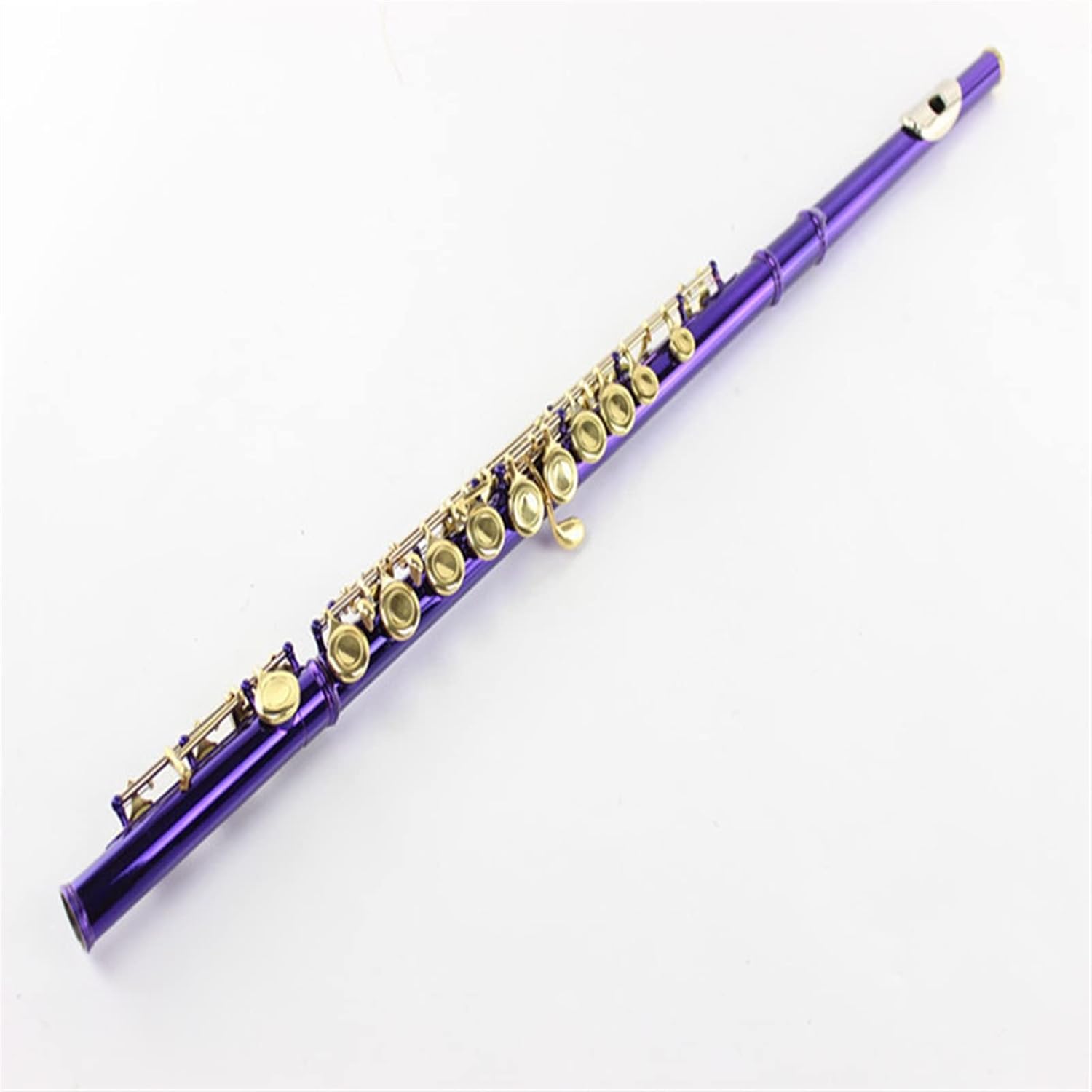 ZUZU Wind Instrument Flute 16 Hole Closed Hole C Flute B Tail E Key Peach Purple Lacquer Jin Jian Beginners Flute