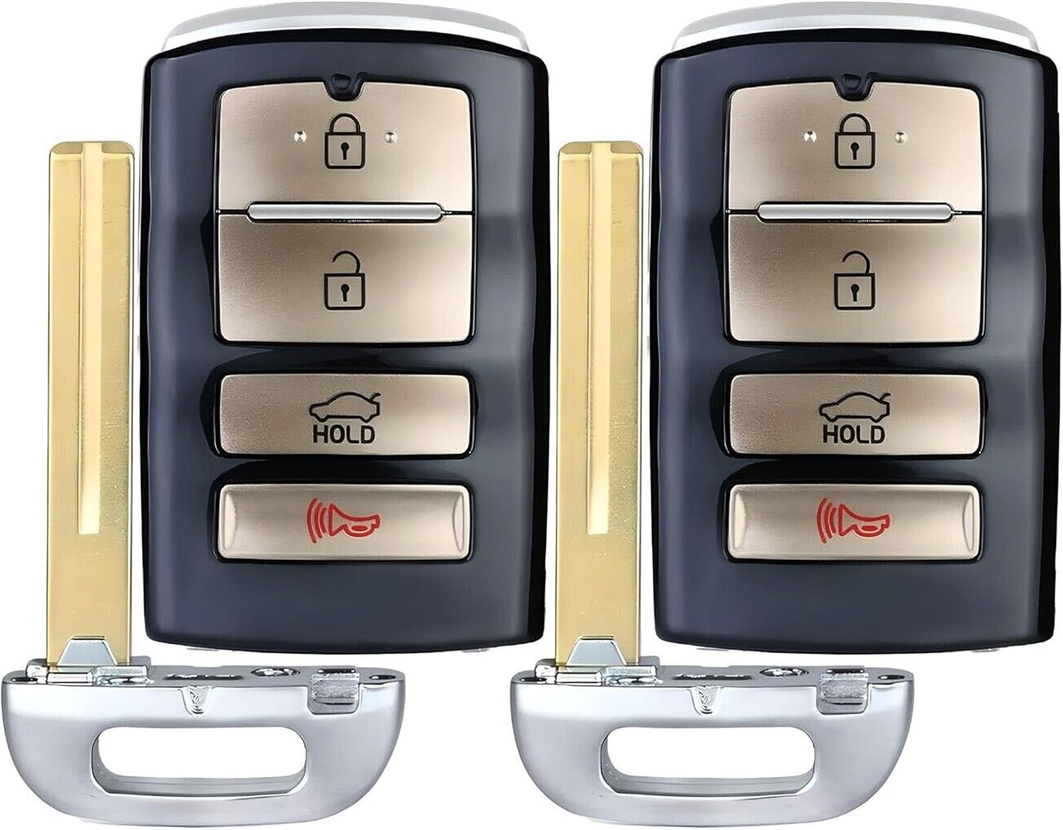 2X New Quality Replacement Proximity Key Fob Remote Compatible with & Fit for 2017-2019 Kia Cadenza - MPN TQ8-FO8-4F10-01