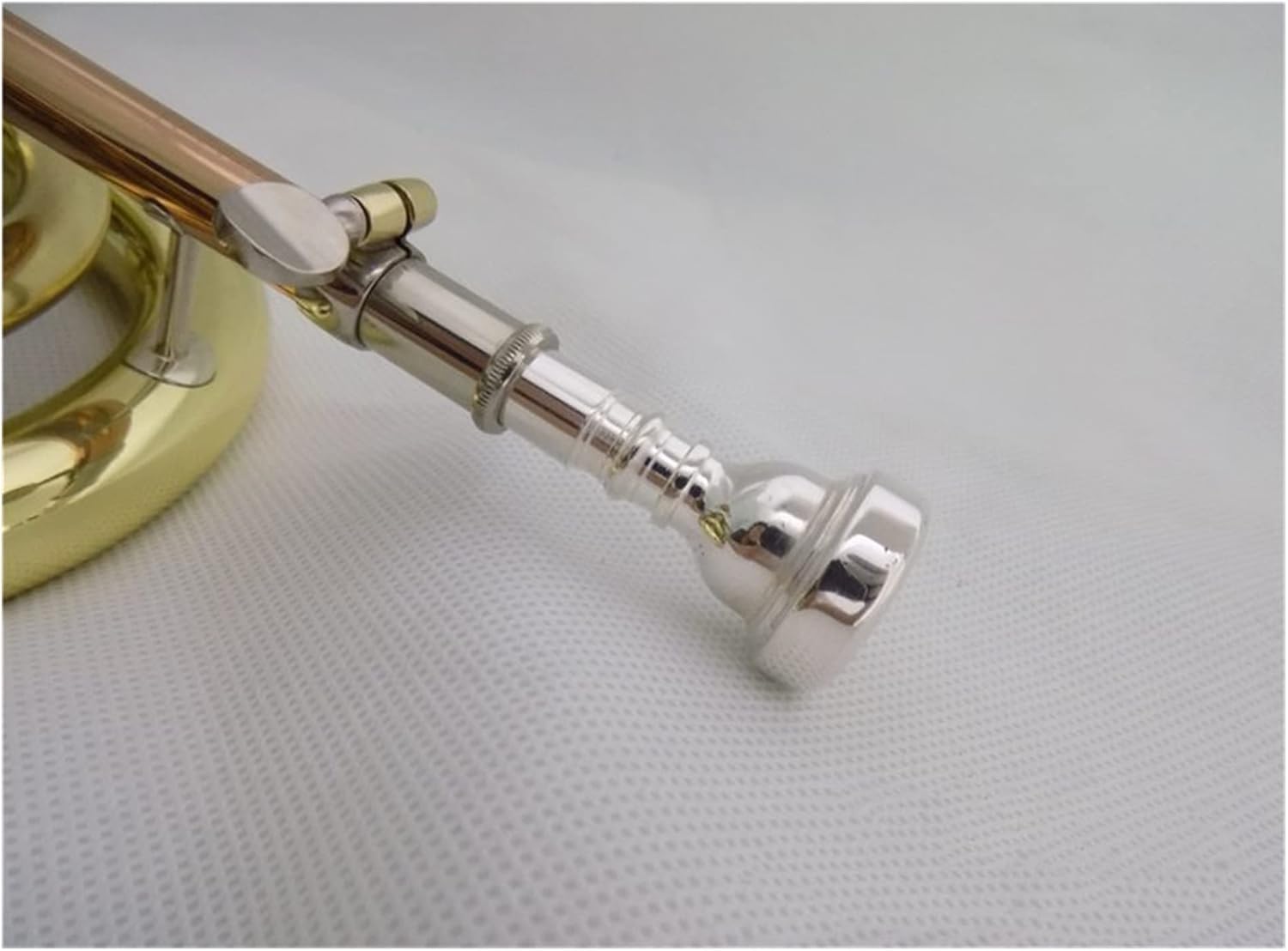 Trumpets Beginner Rotary Bb Cornet Musical Instruments Yellow Brass Cornet Trumpet with Case and Mouthpiece Trumpet Set