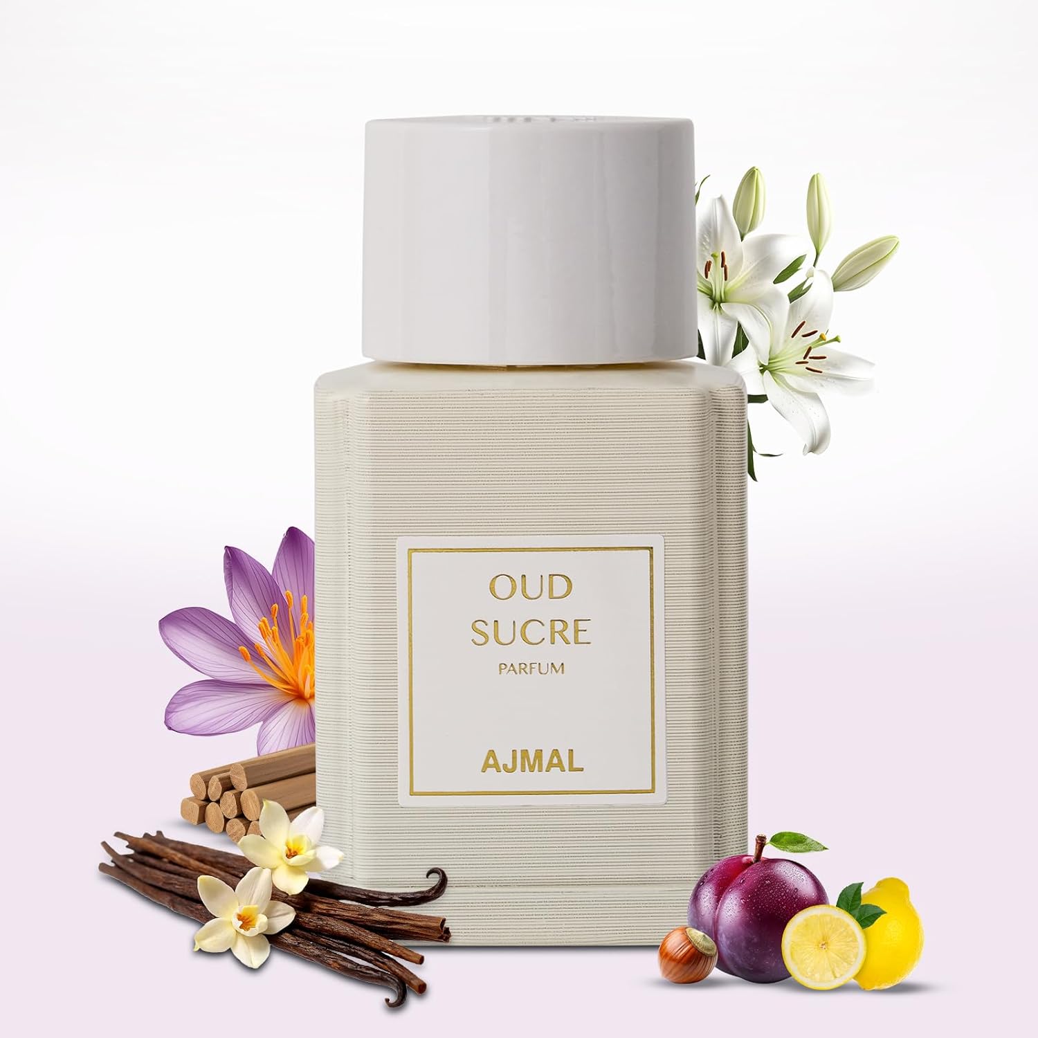 Ajmal Oud Sucré Eau de Parfum for Men and Women – 3.4 fl oz / 100 ml | Luxury Premium Sweet Amber Oud Perfume | Long Lasting French Fragrance | Made in France & Crafted in Dubai | Exclusive for USA