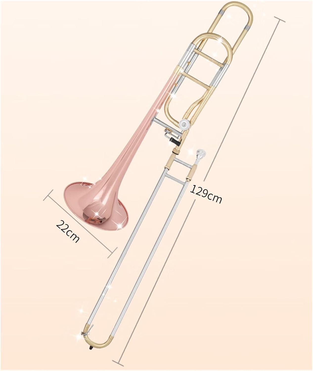 Trombone Phosphor Bronze Instrument Tenor B Flat Beginner