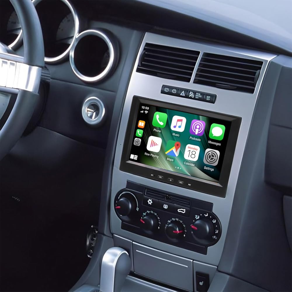 Android 13 Car Stereo Radio Compatible for Dodge Charger Magnum 2005-2007, 8inch Car Radio for Chrysler 300 2005-2007 with Carplay& Android Bluetooth Mirror Link Backup Camera 2+32G