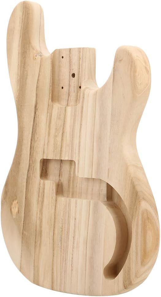 Bass Body Guitar Body?Bass Body Unfinished Guitar Barrel for Style Maple DIY Electric Guitar Parts Accessories Played Accessories Body Electric Guitar Bodies