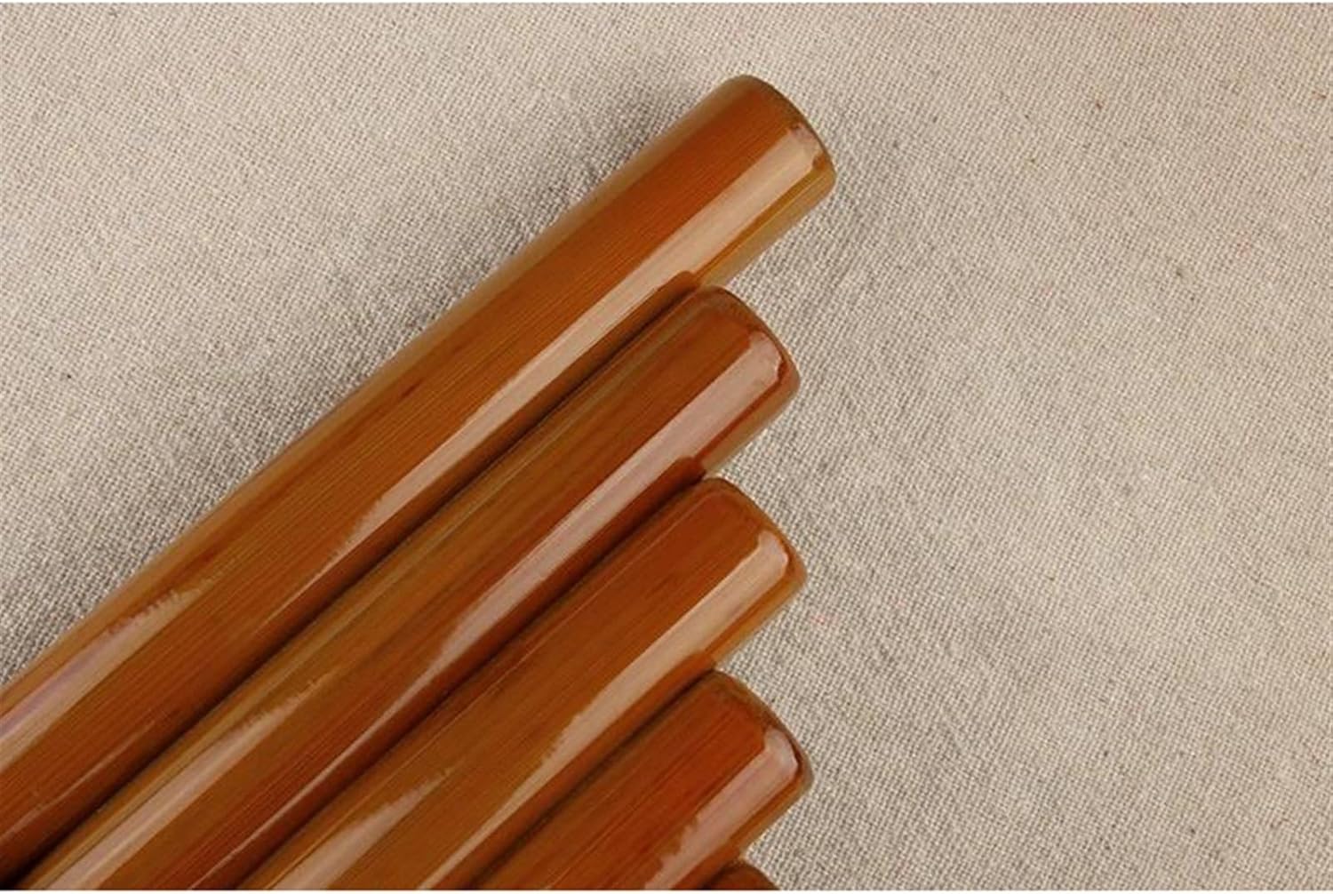 pan flute for beginners Chinese Traditional Musical Instrument 15 Pipes Pan Flute C Key Pan Pipes Woodwind Instrument Flute (Color : Right)