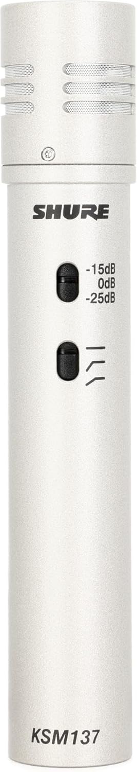 Shure KSM 137/SL End-Address Cardioid Condenser Microphone, Champagne